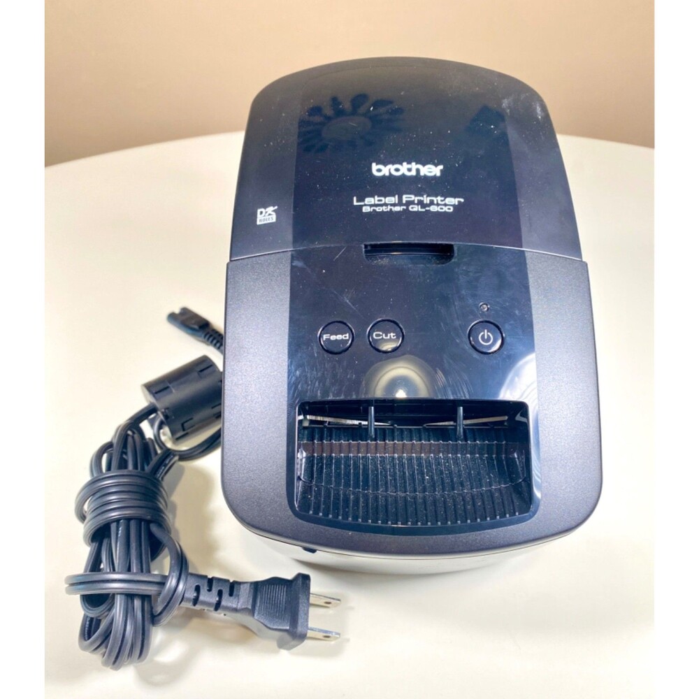 Brother QL-600 Thermal Label Printer with Power Cable, Tested!